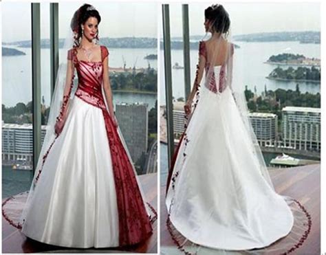 For instance, instead of searching for a wedding dress, you could search for a pageant or ball gowns and find even more styles. Bridal gowns with color ~ red and white wedding dress with ...
