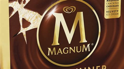 Magnum Ice Cream Logo Magnum Mint Ice Cream 4 X100ml Tesco