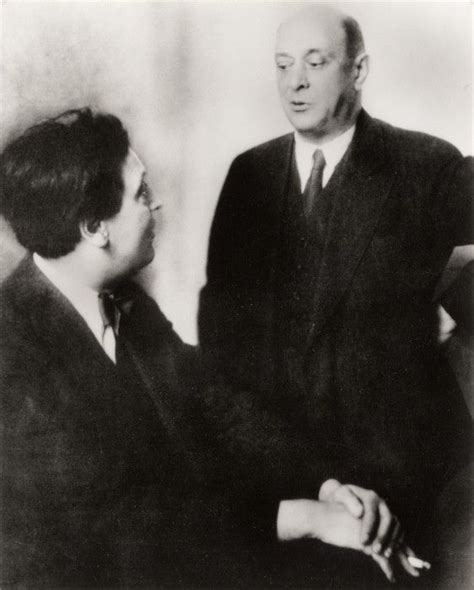 Austrian Composers Alban Berg And Arnold Schoenberg Two Composer Whom