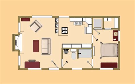 The Floor Plan Of A 480 Sq Ft Shoe Box This Is A Good Floor Plan For