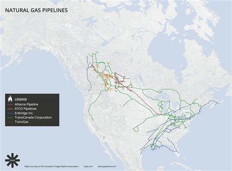 American Oil Pipelines Map