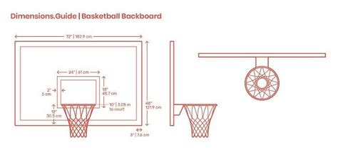 Basketball Hoop Backboard Dimensions Drawings 59 Off