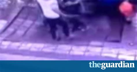 Sinkhole Swallows Four People In China Video World News The Guardian