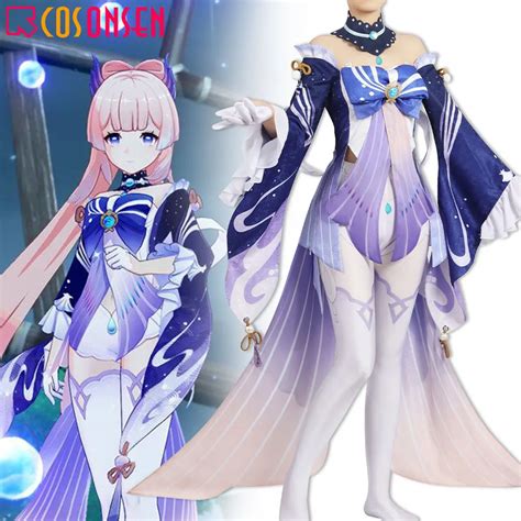 Genshin Impact Kokomi Cosplay Costume Cosplayonsen Sangonomiya Kokomi