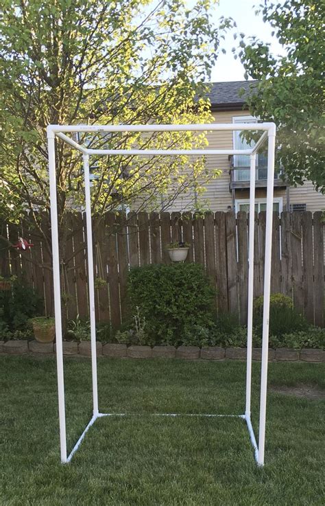 $19 or less portable shower stall and removable shower enclosure, how to make it to use in your rv, camper, trailer or van while traveling or boondocking. Outdoor shower frame PVC outdoor shower. Portable Shower ...