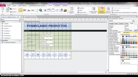 Crear Formularios En Access Youtube
