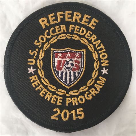 Ussf 2015 Referee Badge Patch United States Soccer Federation Us Ref