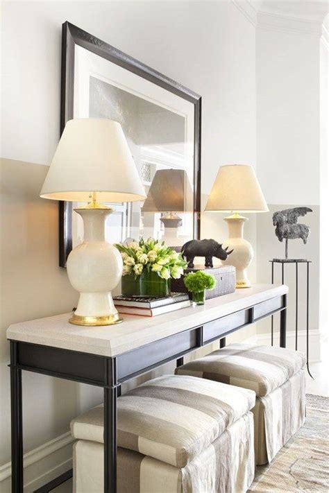 What do you do with that empty corner in your home that serves no function? No Fail Objects for Styling a Console Table | Centsational ...