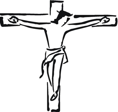 Jesus On The Cross Coloring Page Super Coloring Clipart Best