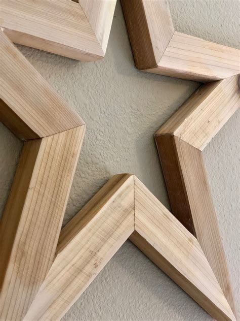 This Rustic Wood Star Is The Perfect Accent To Any Wall It Can Be Hung