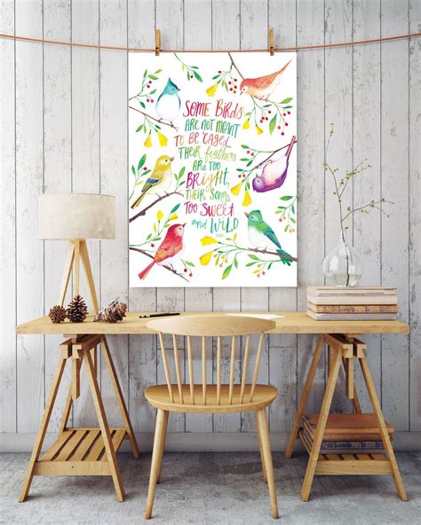 Bohemian Wall Art Printable Quote Wild and Free Quote | Etsy ...