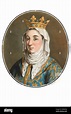 Portrait of Joan I of Navarre (1273-1305) Queen of Navarre, Countess of ...