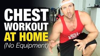 The exercises are listed from the least demanding to most demanding. Chest Workout At Home For Men (Build Mass Without ...