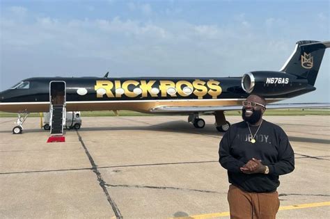 Rick Ross Flaunts New Private Plane With His Name