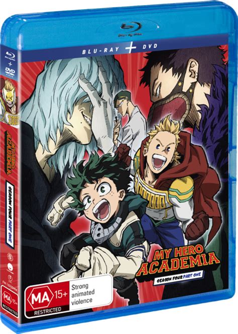 My Hero Academia Season 4 Part 1 Dvd Blu Ray Combo Blu Ray Madman