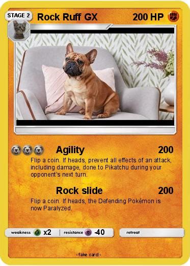 Pokémon Rock Ruff Gx Agility My Pokemon Card