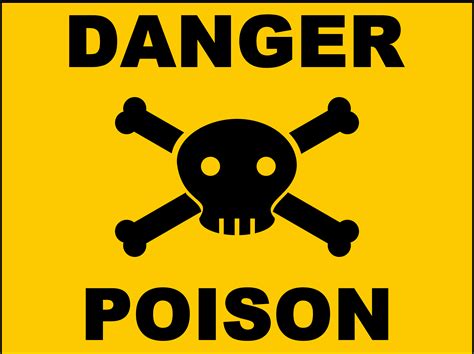 Clipart Poison Sign