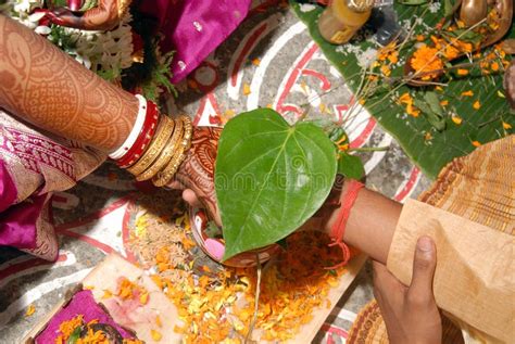 Bengali Wedding Rituals In India Editorial Stock Image Image Of