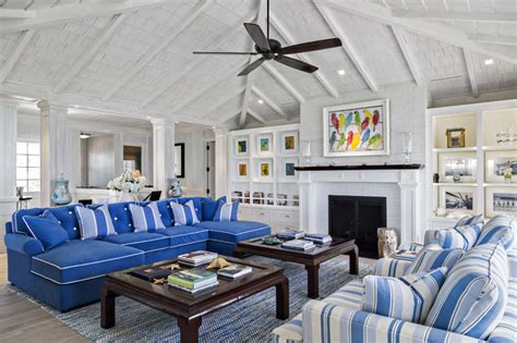 Florida Beach Cottage Beach Style Living Room Other