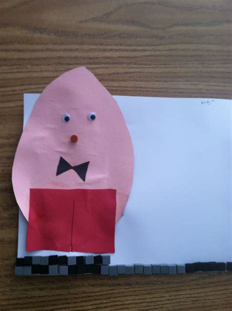 Humpty Dumpty Arts And Crafts Activity I Did With My Preschoolers For
