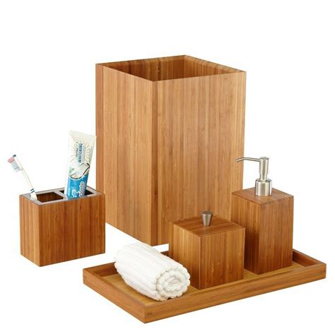 Please turn it on or check if you have another where bathroom & vanity accessories work best. Seville Classics Bamboo Bath and Vanity Set, 5 pcs ...