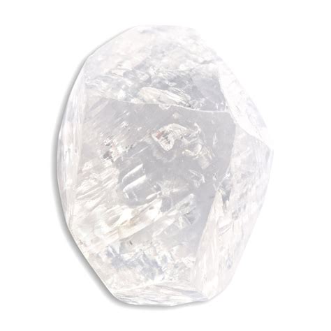 210 Carat Oblong Bright White Rough Diamond Freeform Crystal The Raw