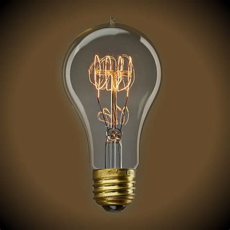 Victorian Antique Bulb A21 Quad Loop Filament Light Bulb