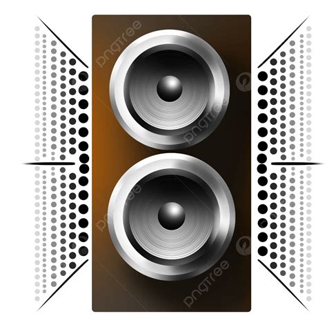 Audios Png Image Vector Audio Decoration Pattern Black Sound Speaker