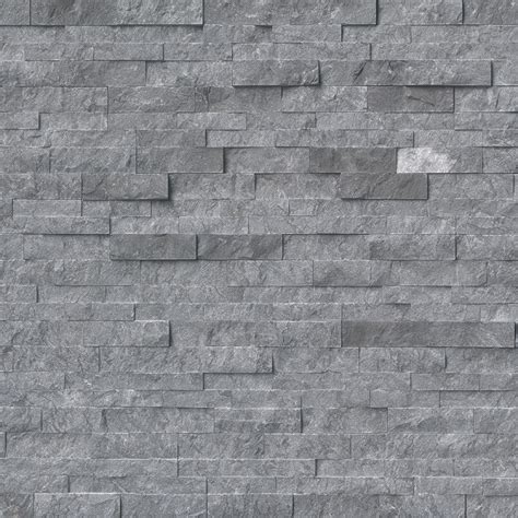 Glacial Grey Splitface 6x24 Stack Stone — Stone Avenue