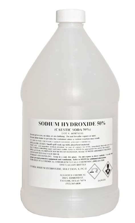 Sodium Hydroxide 50caustic Soda 50 1 Gallon Bottle