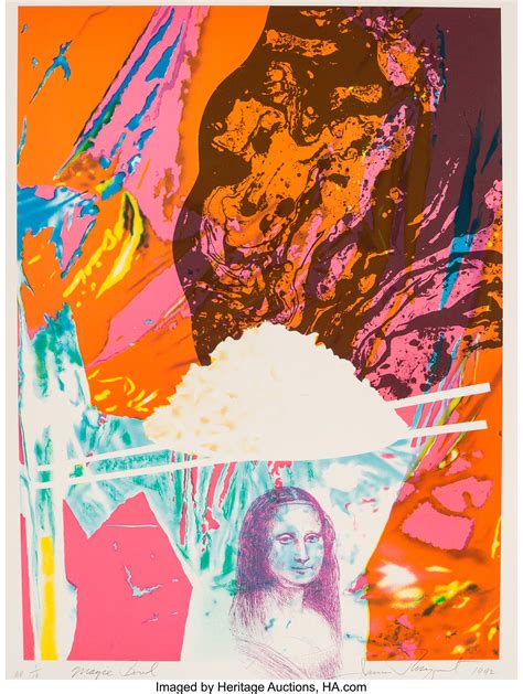James Rosenquist 1933 2017 Magic Bowl 1992 Lithograph In Lot
