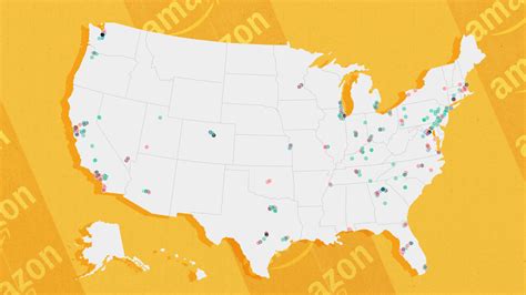 27 Amazon Fulfillment Centers Map Maps Online For You