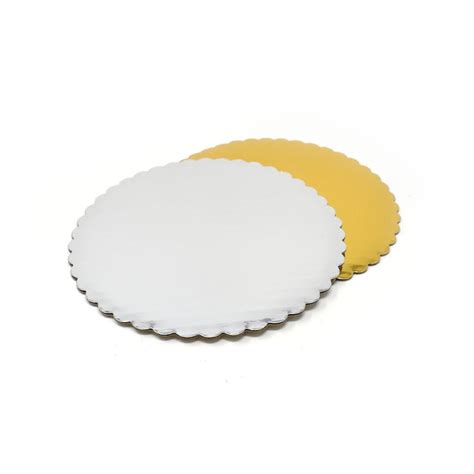 Round Scalloped Cake Boards 8 Inch 6 Piece Etsy