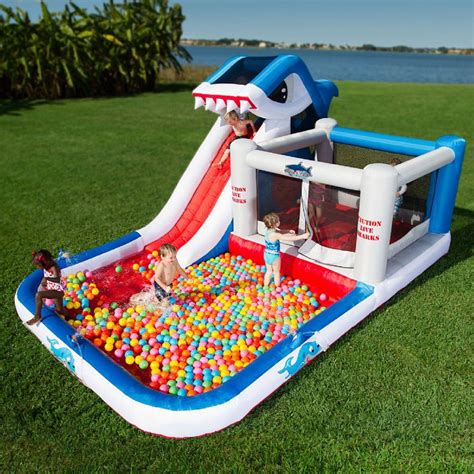 Blast Zone Shark Park Inflatable Play Park
