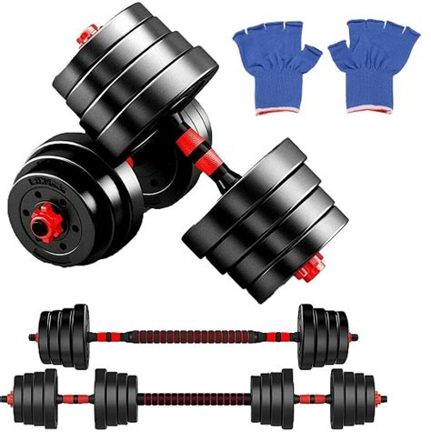 30kg dumbbells weights set barbell dumbells gym kit body building weight set tnwt5678