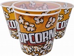 Extra Large Popcorn Bucket/Container/Bowl/Tub (4 Pack) thick plastic ...