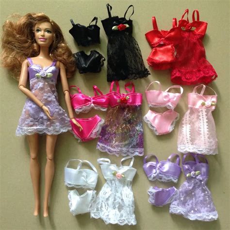 Buy Ailaiki 20sets Lot 60pcs Toy Sexy Doll 3 Piece Lingerie Suits For Barbies