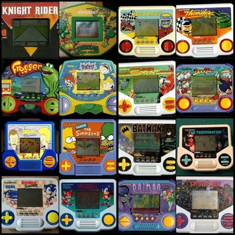 Tiger Electronics Handheld Gaming Systems Rnostalgia