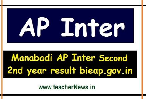 Ap Inter 2nd Year Results 2021 Ap Intermediate Second Year Marks