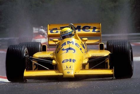 Ayrton Senna Camel Team Lotus Honda 1987 Indy Car Racing Racing Art