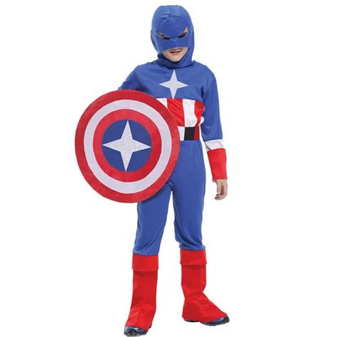Childrens Halloween Costumes Boys Captain America Avengers Costume