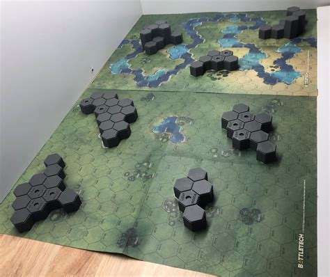 Hills For Grassland D Battlemat 3d Printed Battletech Terrain And Hills