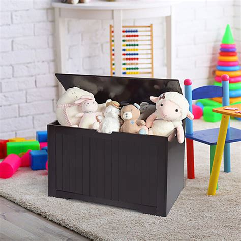 Buy Costway Wooden Toy Box Kids Storage Chest Bench W Flip Top Lid