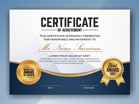 Download 21,430 certificate border free vectors. Multipurpose Professional Certificate Template Design ...