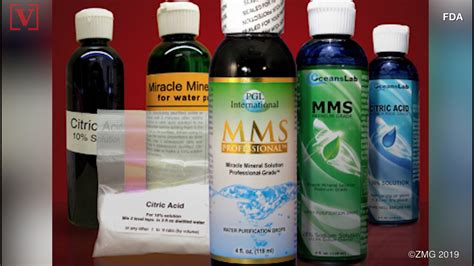 Fda Warns Miracle Remedy Is Same As Drinking Bleach