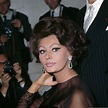 L’actrice Sophia Loren dans une magnifique robe noire lors des Green ...