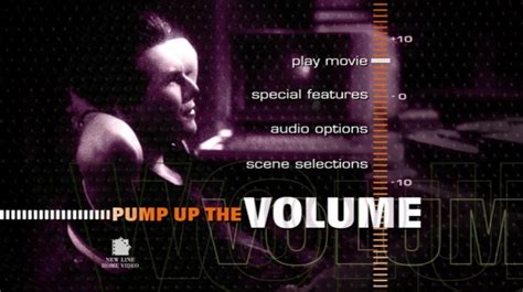 Pump Up The Volume 1990 Dvd Menus