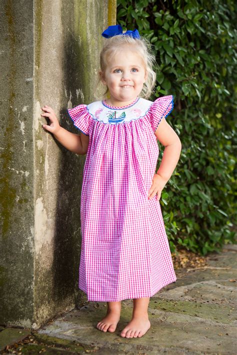 Free shipping and free returns on eligible items. Shrimpin' Bishop Gown - childrens clothing smocked heirloom bishop gowns