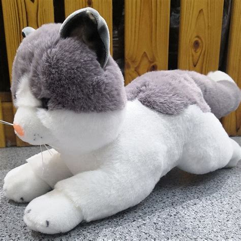 The Realistic Lying Cat Plush Toy Bear R Us