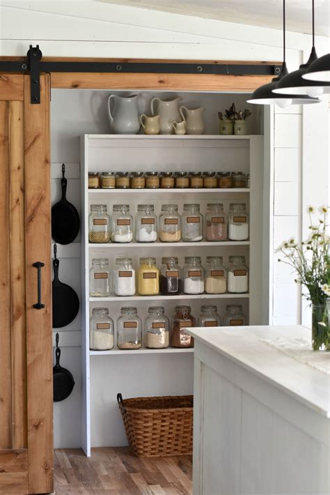 Walk In Kitchen Pantry Farmhouse Style Kitchen Farmhouse Kitchen